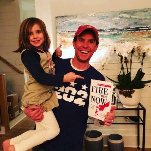 Stutts and his daughter excited about the book release!
