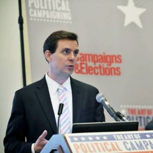 Stutts speaking on political campaigns