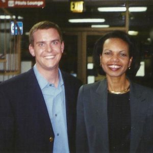 Stutts with former Secretary of State Condoleezza Rice