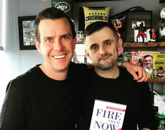 Stutts with Gary Vaynerchuk after on the DailyVee