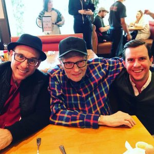 Stutts with Cal Fussman and Larry King after interview